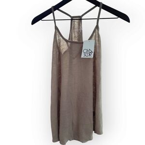 Chaser Linen Tank Womens Size extra small